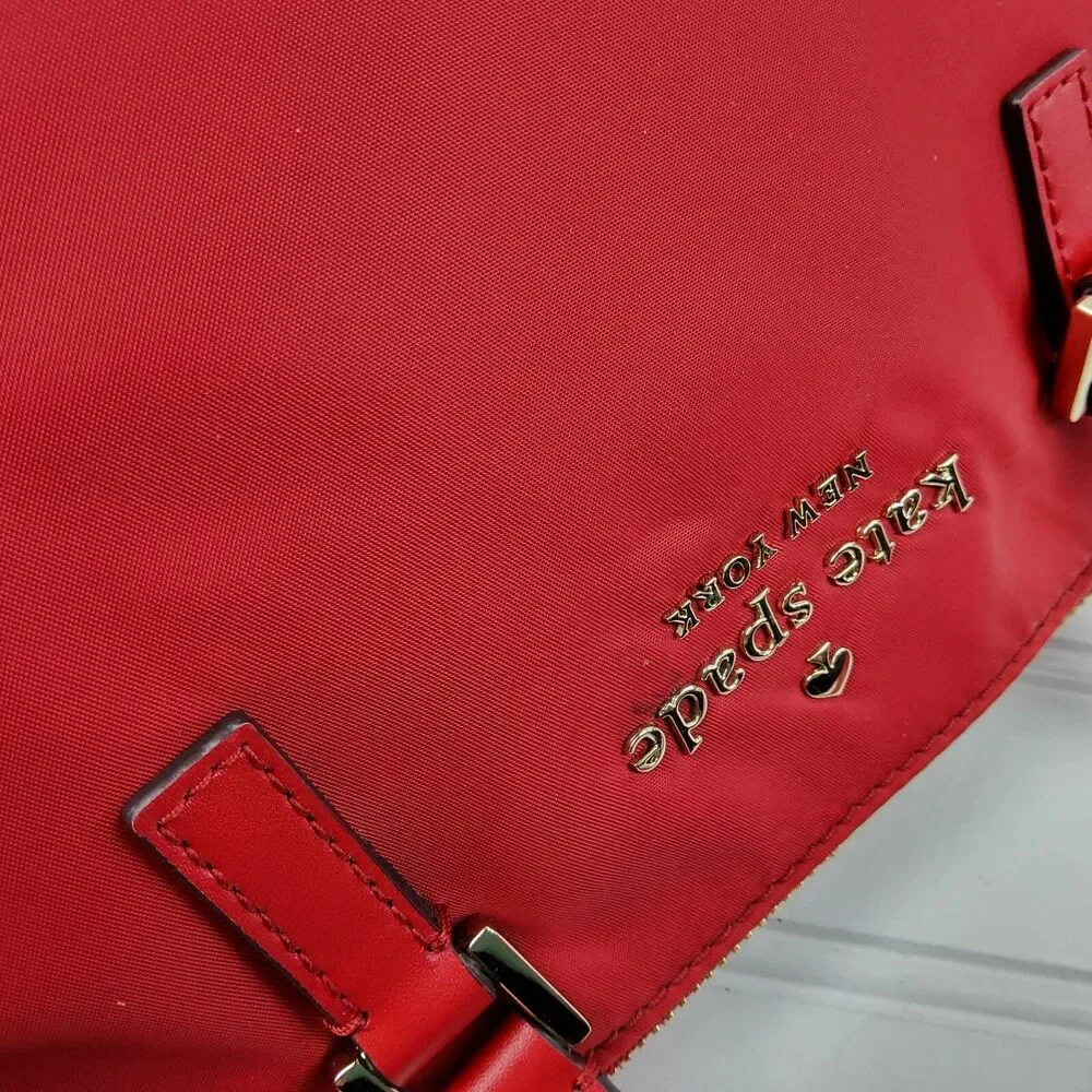 Kate Spade Watson Lane Lucie Satchel Handbag Purse Red